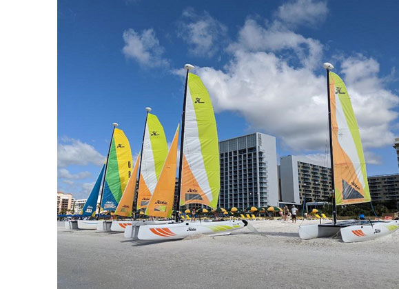 Beach Activities at The Charter Club of Marco Beach: Sailing and Watercraft